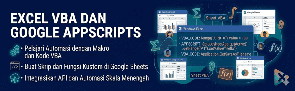 Excel VBA dan Google appscripts