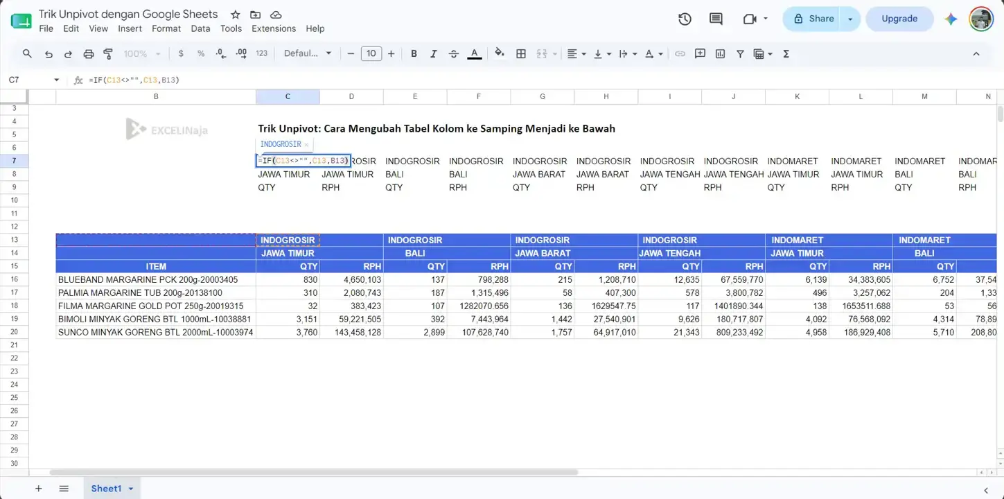 Google Sheets Copy Paste Value untuk Mengisi Cell Kosong Google Sheets Copy Paste Value untuk Mengisi Cell Kosong